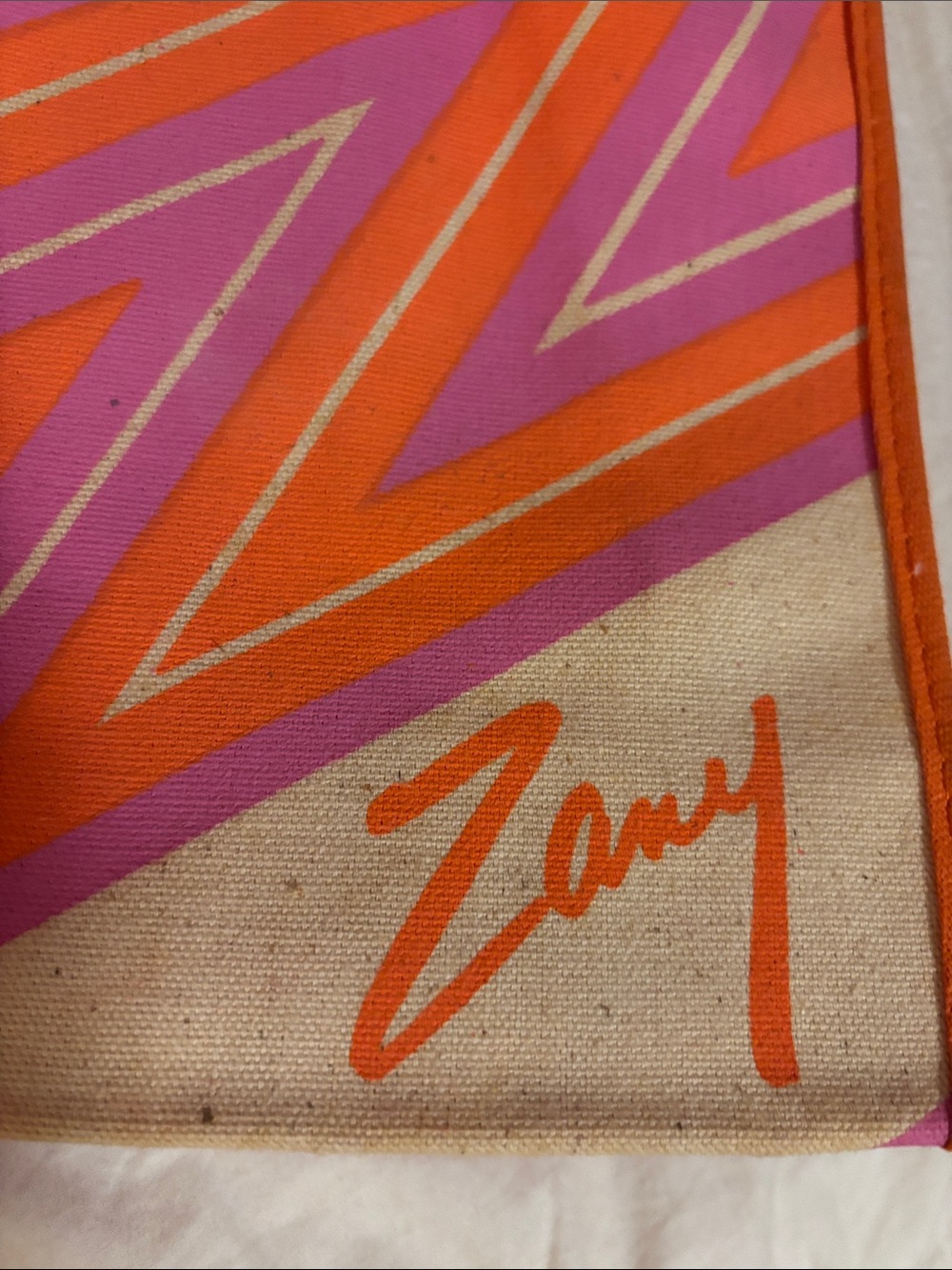 Vintage Avon Zany perfume canvas
